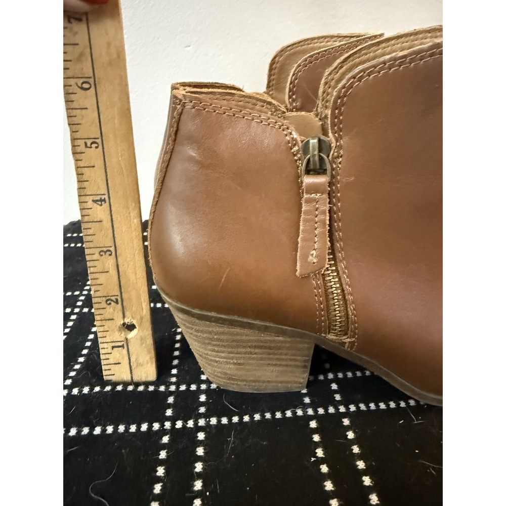 House of Harlow 1960 Ankle Boots Women's 7.5 Chestnut Brown Leather Rita style - Picture 6 of 9
